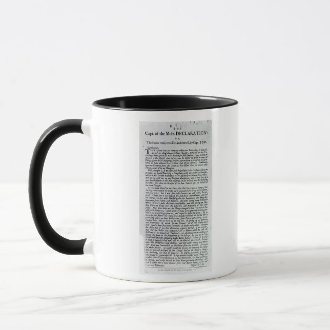 Der Kapitän der Pöbel-Erklärung Tasse (Links)