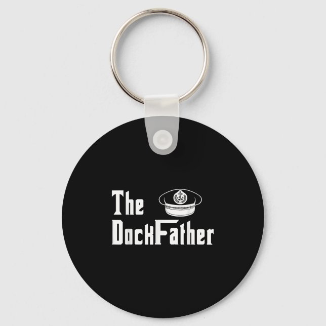 Der Kapitän des Dock-Vaters des Vaters Funny Fath Schlüsselanhänger (Vorderseite)