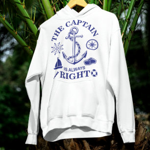 Der Kapitän hat immer recht - Captain Funny - Mar Hoodie