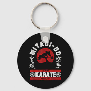 Der Karate Kid Miyagi-Do Gebogener Baum Retro-Film Schlüsselanhänger
