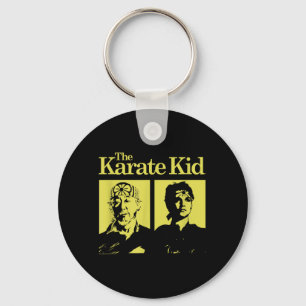 Der Karate Kid Sensei und Student Vintage-Foto Schlüsselanhänger