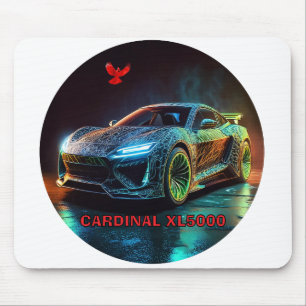 Der Kardinal XL5000 Elite-Sportwagen Mousepad