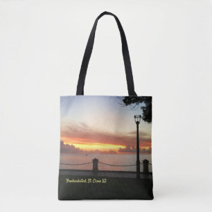 Der karibische tropische Sonnenuntergang Tasche