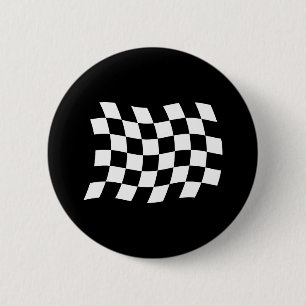 Der Karierte-Flagge-Knopf Button