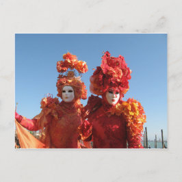 Der Karneval von Venedig Postkarte