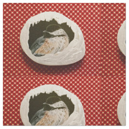 Der Karo Chickadee Stoff