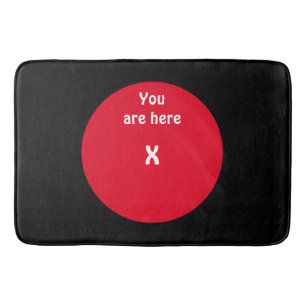 Der Karo, den Sie hier sind Badematte