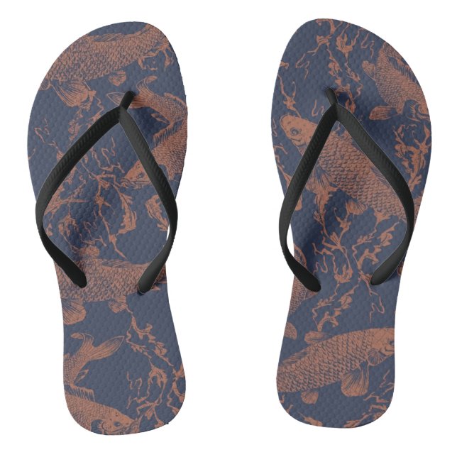 Der Karpfen ist ein Symbol des Glücks "Flip Flops" Flip Flops (Fußbett)