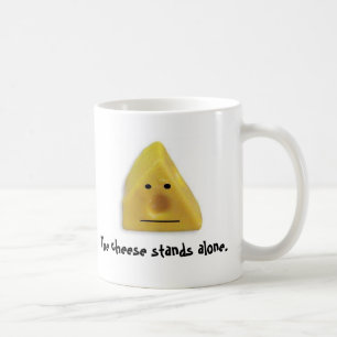 Der Käse steht allein Kaffeetasse