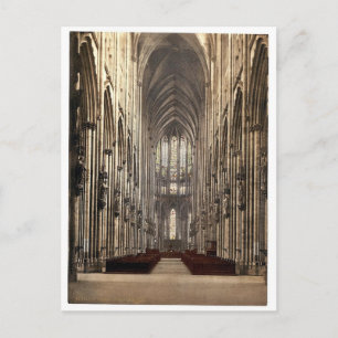 Der Kathedralinnenraum, Köln, der Rhein, Deutschla Postkarte