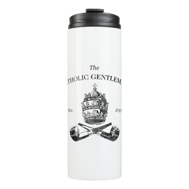 Der katholische Gentleman Thermosbecher (Vorderseite)