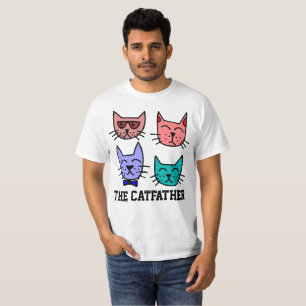 DER KATVATER, KatzenVater T - Shirt