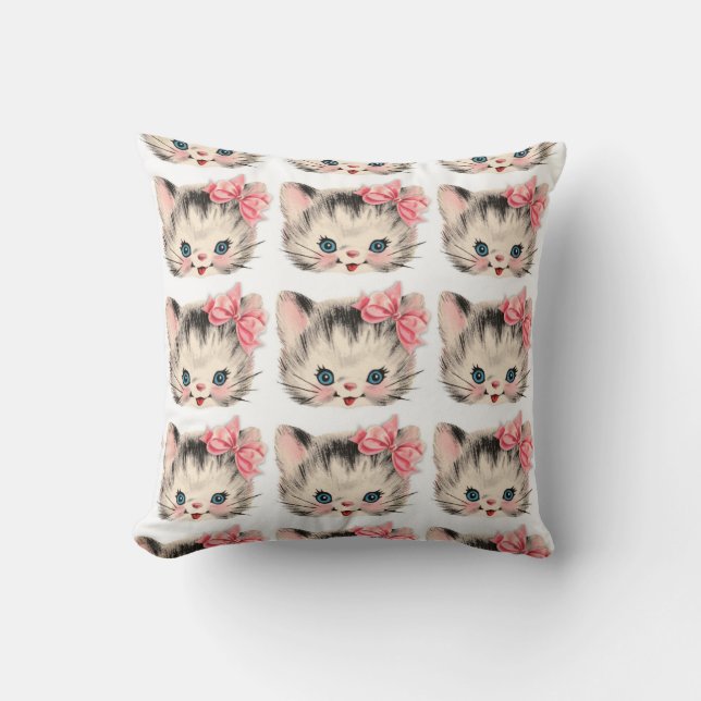 Der Katze überall Pillow Kissen (Vorderseite)