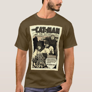 Der Katzen-Mann und der Kitten-T - Shirt der 40er 