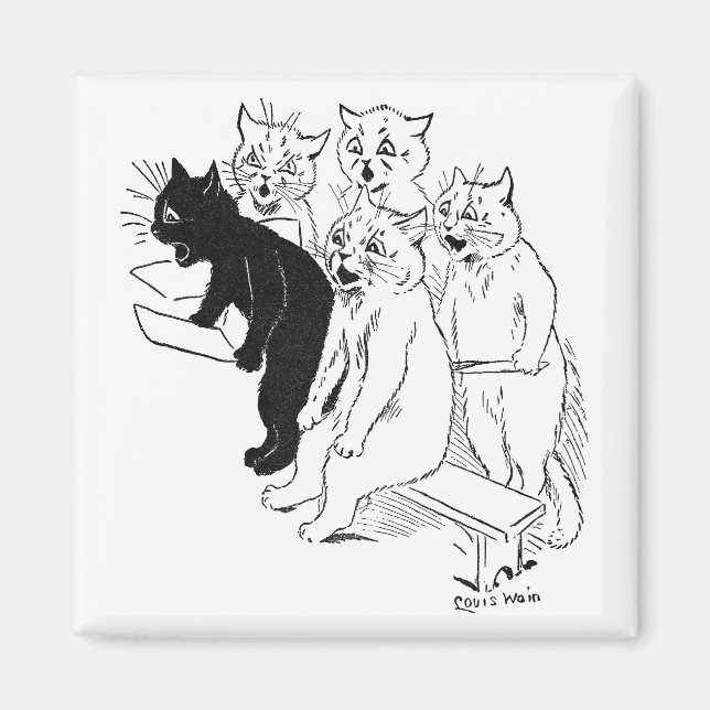 Der Katzenchor Magnet (Vorne)