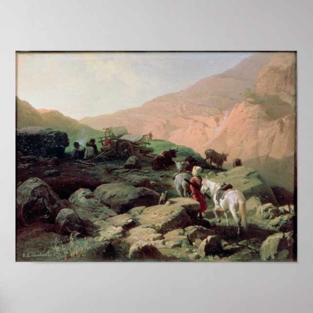 Der Kaukasus, 1872 Poster (Vorne)