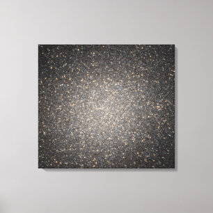 Der Kern vom kugelförmigen Gruppe Omega-centauri Leinwanddruck