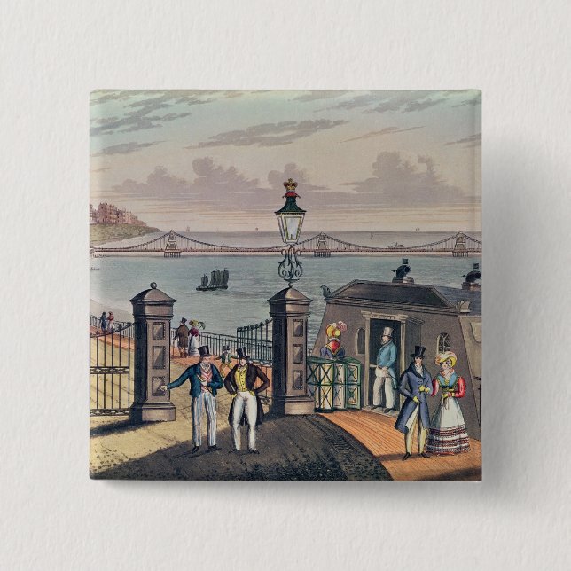 Der Kettenpier auf der Front in Brighton Button (Vorderseite)