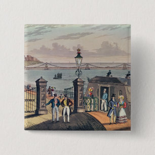 Der Kettenpier auf der Front in Brighton Button