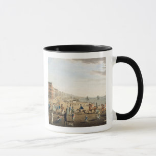 Der Kettenpier in Brighton mit Charakteren (etchin Tasse