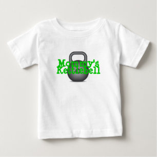 Der Kettlebell der Mama Baby T-shirt