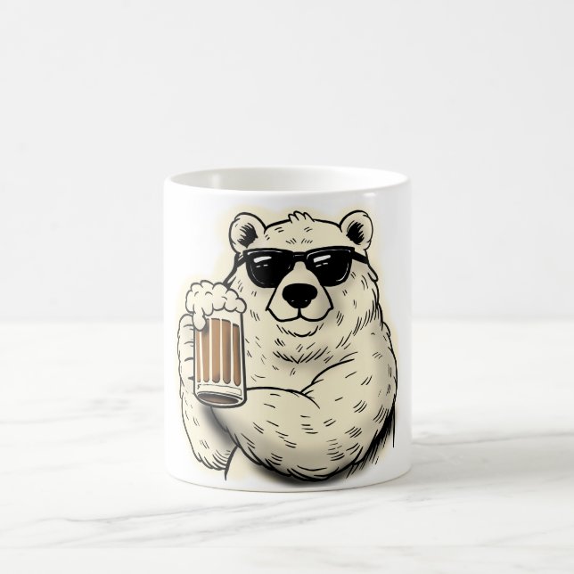 Der Kill-Polar-Bär Kaffeetasse (Mittel)