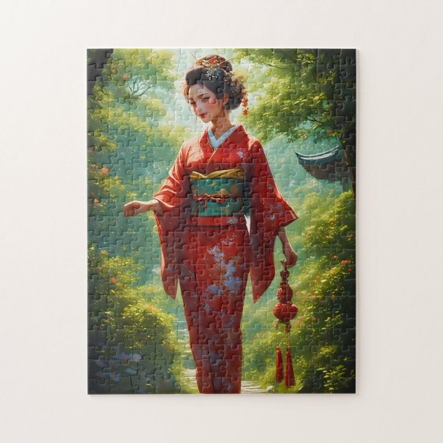 Der Kimono-Spaziergang (Vertikal)