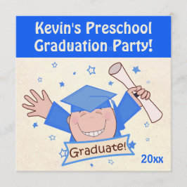 Der kindergarten-Absolvent-Party Einladung des
