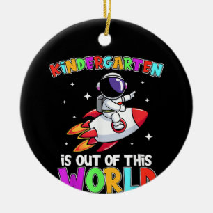 Der Kindergarten ist aus dieser Welt für Lehrer Keramik Ornament