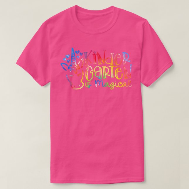 Der Kindergarten ist die Gefärbte Krawatte des Zau T-Shirt (Design vorne)