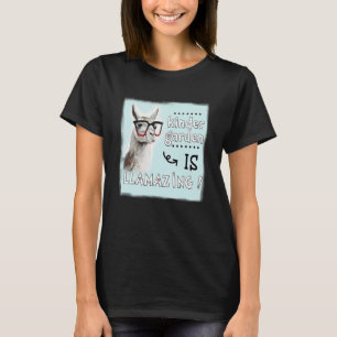 Der Kindergarten lässt Lama zurück in die Schule T-Shirt