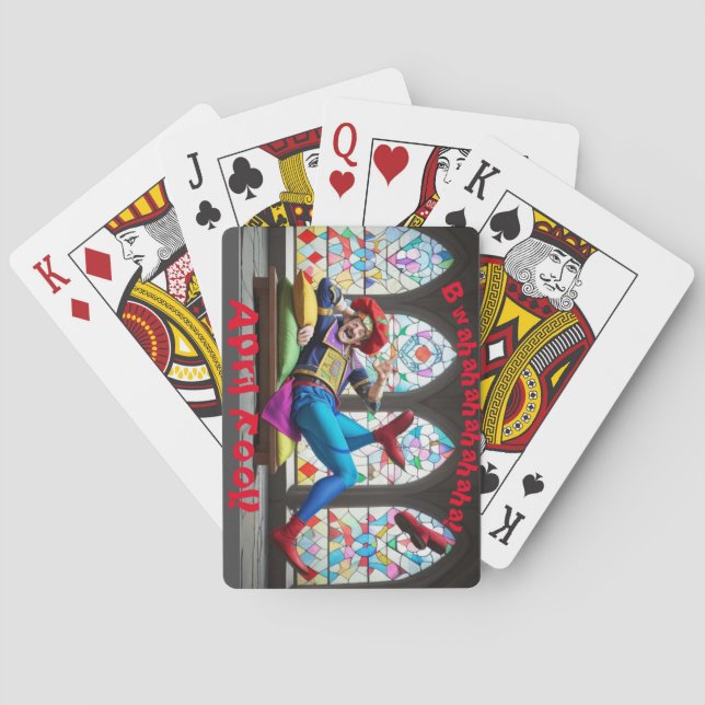 Der King-Dummkopf - April-Dummkopf Spielkarten (Rückseite)