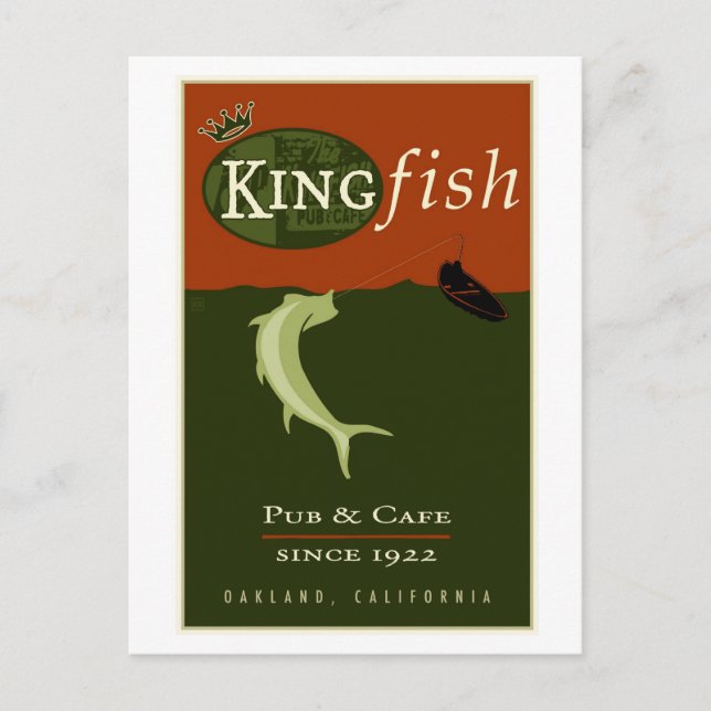 der Kingfish Postkarte (Vorderseite)