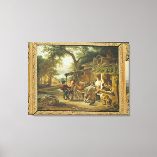 Der Kirschverkäufer Leinwanddruck