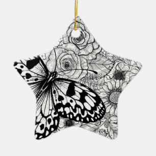Der Kite-Garten aus Papier Keramik Ornament