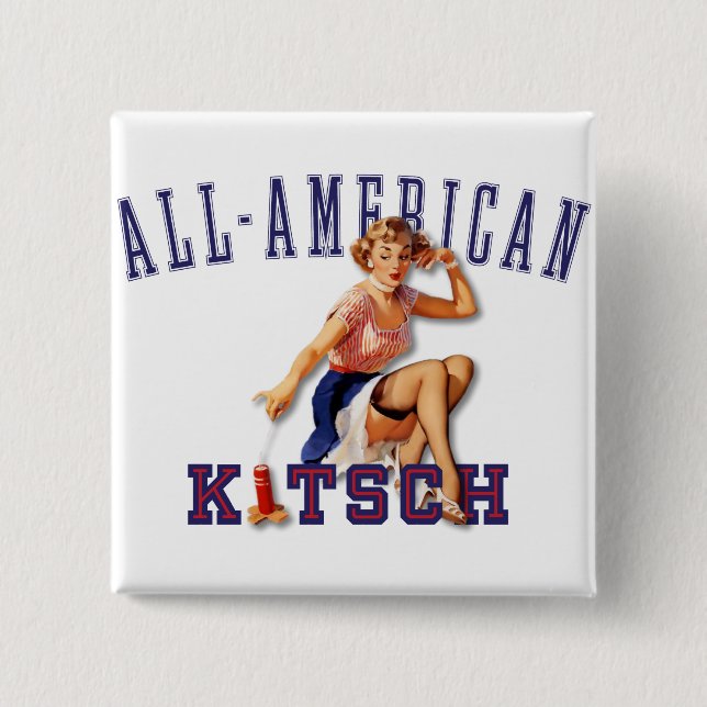 Der Kitsch Bitsch : All-American Kitsch Button (Vorderseite)