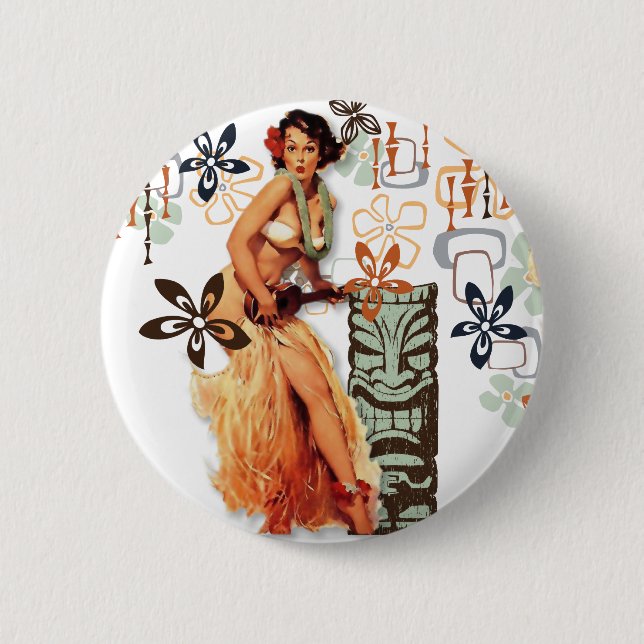 Der Kitsch Bitsch: Aloha Oops! Button (Vorderseite)