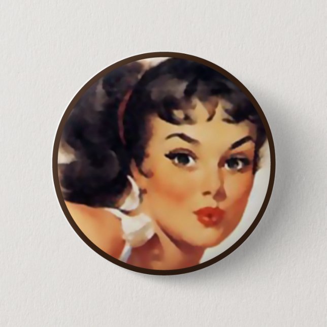 Der Kitsch BItsch: Button-Oben Porträts Button (Vorderseite)