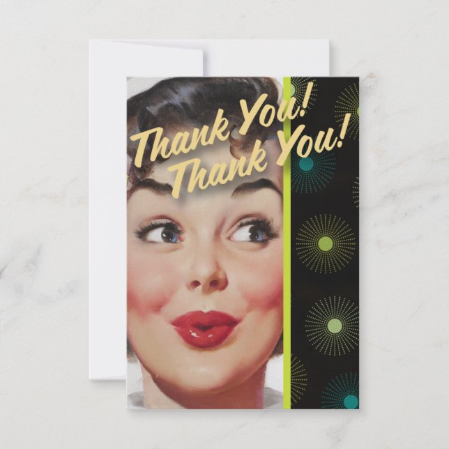 Der Kitsch Bitsch: Danke! Danke! Dankeskarte (Vorderseite)