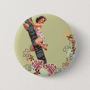 Der Kitsch Bitsch: Herauf einen Tiki Baum! Button