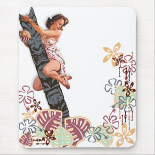 Der Kitsch Bitsch: Herauf einen Tiki Baum! Mousepad