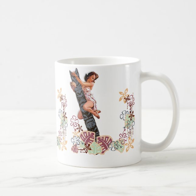 Der Kitsch Bitsch : Hoch auf einem Tiki-Baum! Kaffeetasse (Rechts)