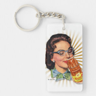 Der Kitsch Bitsch: Körperlose Damen des Kitschs Schlüsselanhänger