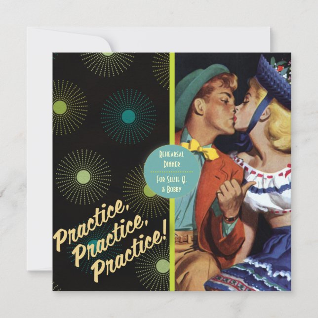 Der Kitsch Bitsch: Probedinner Einladung (Vorderseite)