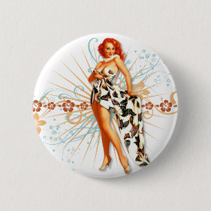 Der Kitsch Bitsch: Tätowierung Tiki! Button