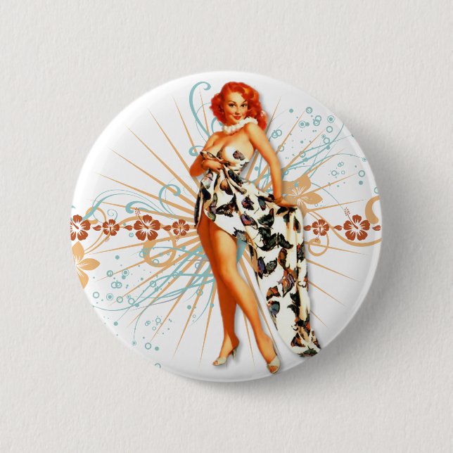 Der Kitsch Bitsch : Tattoo Tiki! Button (Vorderseite)