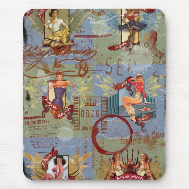 Der Kitsch Bitsch: Zerstörter Kitsch Bitsch Mousepad (Vorne)