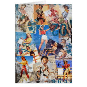 Der Kitsch Bitsch: Zerstörtes Cowgirl Button-Oben