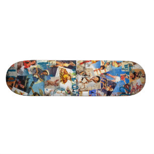 Der Kitsch Bitsch: Zerstörtes Cowgirl Button-UPS Skateboard