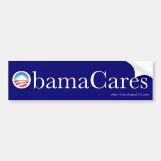 Der klassische ObamaCares Autoaufkleber